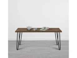Dorel Home Mesa de cabeceira com 1 gaveta em aglomerado laminado de carvalho antiquado^ Mesa De Centro