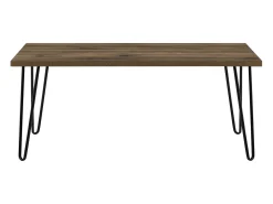 Dorel Home Mesa de cabeceira com 1 gaveta em aglomerado laminado de carvalho antiquado^ Mesa De Centro