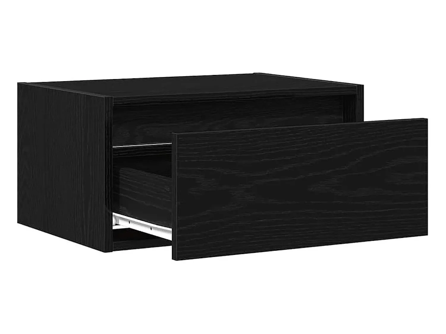 vidaxl Mesa de cabeceira de parede com luzes LED carvalho^ Móvel De Tv