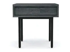Mesa de cabeceira 50x50x50 cm cinza Tundra Capella CAPL07^ Mesa De Centro