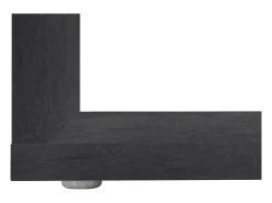 Sale Dmora Mesa de café Dcalligari, Mesa de estar, Armário de armazenamento baixo, Mesa de café, 55x55h41 cm, Ardósia Cinzento