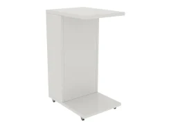 Dmora Mesa de café Dgambazz, Mesa de caféÉ, Suporte de revistas para sofá, Prateleira de sala de estar, 30x40h63 cm,^ Mesa De Centro