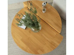 Mesa De Centro|Dmora Mesa de café Dgiarett, Mesa de café, Porta-revistas para sofá, Prateleira para sala de estar, 90x60h35 cm, Carvalho Castanho