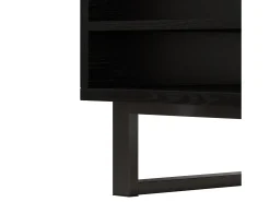 Mesa De Centro*ModernLuxe Mesa de centro - 1 gaveta e 2 compartimentos - Natural & Preto Preto / Natural claro