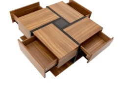 Mesa De Centro*Merax Mesa de centro - 4 gavetas - aglomerado - cor natural Natural claro