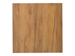 ModernLuxe Mesa de centro 70×70×31,5 cm - com 3 gavetas - tampo quadrado - painel de partículas - branco + natural^ Mesa De Centro