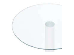 Mesa de centro 40 cm vidro temperado PT993653^ Mesa De Apoio