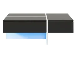 Mesa De Centro*ModernLuxe Mesa de centro - com sistema de iluminação LED controlado por aplicação - Preto
