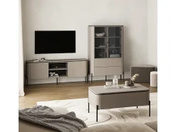 Mesa De Centro|Petits-Meubles Mesa de centro 1 gaveta toupeira 46,8cm Taupe