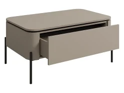 Mesa De Centro|Petits-Meubles Mesa de centro 1 gaveta toupeira 46,8cm Taupe