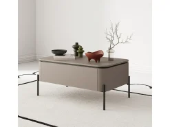 Mesa De Centro|Petits-Meubles Mesa de centro 1 gaveta toupeira 46,8cm Taupe