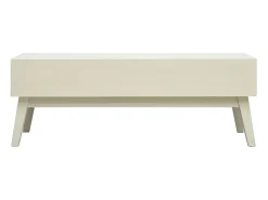 Mesa De Centro| Mesa de centro 2 gavetas esculpidas 110x50x40 madeira PT757490 Cinzento