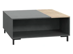 Best Casa Vital Mesa de centro - MDF - Sonoma & Cimento - GALACTIQUE Multicor