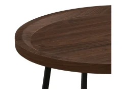 Mesa De Centro*Casa Vital Mesa de centro - MDF e metal - escuro - LIMO Castanho