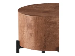 Discount Casa Vital Mesa de centro - MDF e metal - - MAKINA Castanho
