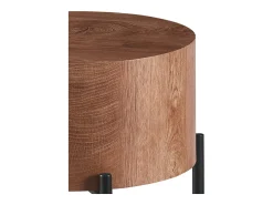 Discount Casa Vital Mesa de centro - MDF e metal - - MAKINA Castanho