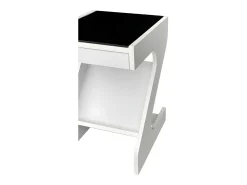 Mesa De Centro|Casa Vital Mesa de centro - MDF e vidro - branca - LARO Branco