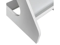 Mesa De Centro|Casa Vital Mesa de centro - MDF e vidro - branca - LARO Branco