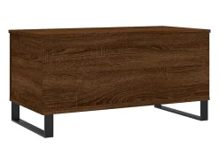 Sale Mesa de centro | Mesa de apoio 90x44.5x45 cm derivados madeira carvalho Castanho
