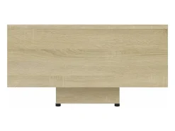 Mesa de centro | Mesa de apoio 85x55x31 cm contraplacado carvalho sonoma^ Mesa De Centro