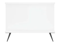 Mesa de centro | Mesa de apoio 90x50x40 cm madeira processada brilhante^ Mesa De Centro