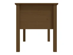Mesa De Centro* Mesa de centro | Mesa de apoio 102x49x55 cm pinho maciço mel Castanho