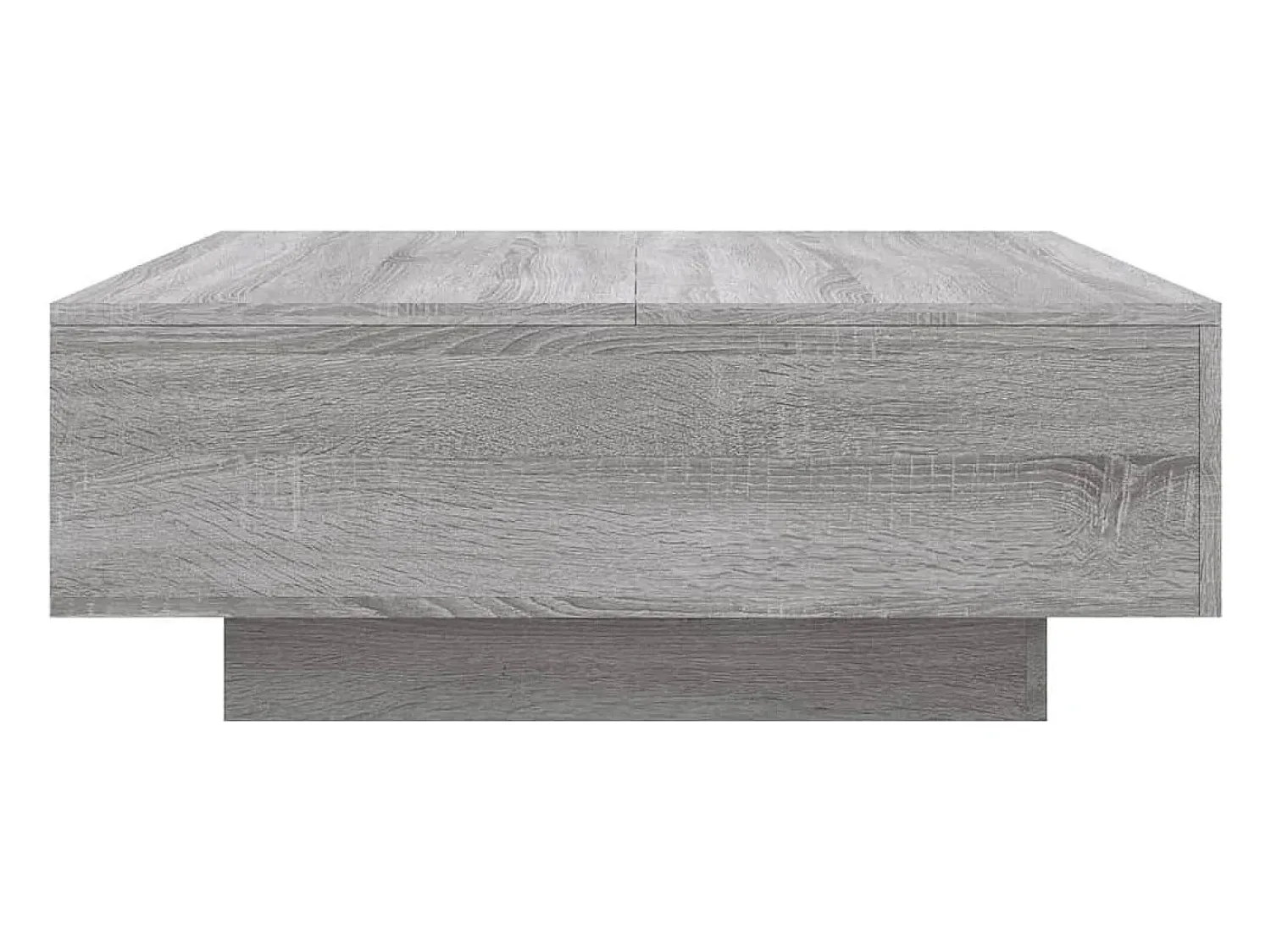 Outlet Mesa de centro | Mesa de apoio 80x80x31 cm contraplacado sonoma Cinzento