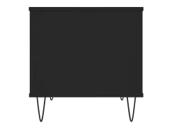 Outlet Mesa de centro | Mesa de apoio | Mesa de café 60x44.5x45 cm derivados de madeira Preto