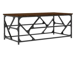 Mesa de centro | Mesa de apoio 100x50x40 cm derivados de madeira carvalho^ Mesa De Centro