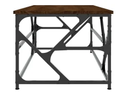 Mesa de centro | Mesa de apoio 100x50x40 cm derivados de madeira carvalho^ Mesa De Centro