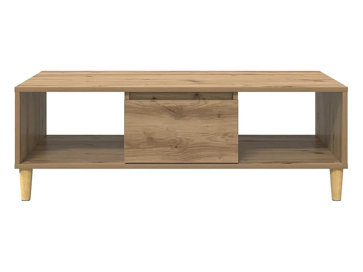 Mesa De Centro* Mesa de centro | Mesa de apoio carvalho artisiano 103.5x60x35 cm Castanho