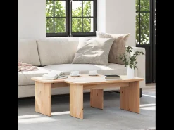 Mesa de centro | Mesa de apoio Natural 100x69x35.5 cm^ Mesa De Centro