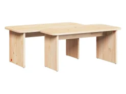 Mesa de centro | Mesa de apoio Natural 100x69x35.5 cm^ Mesa De Centro