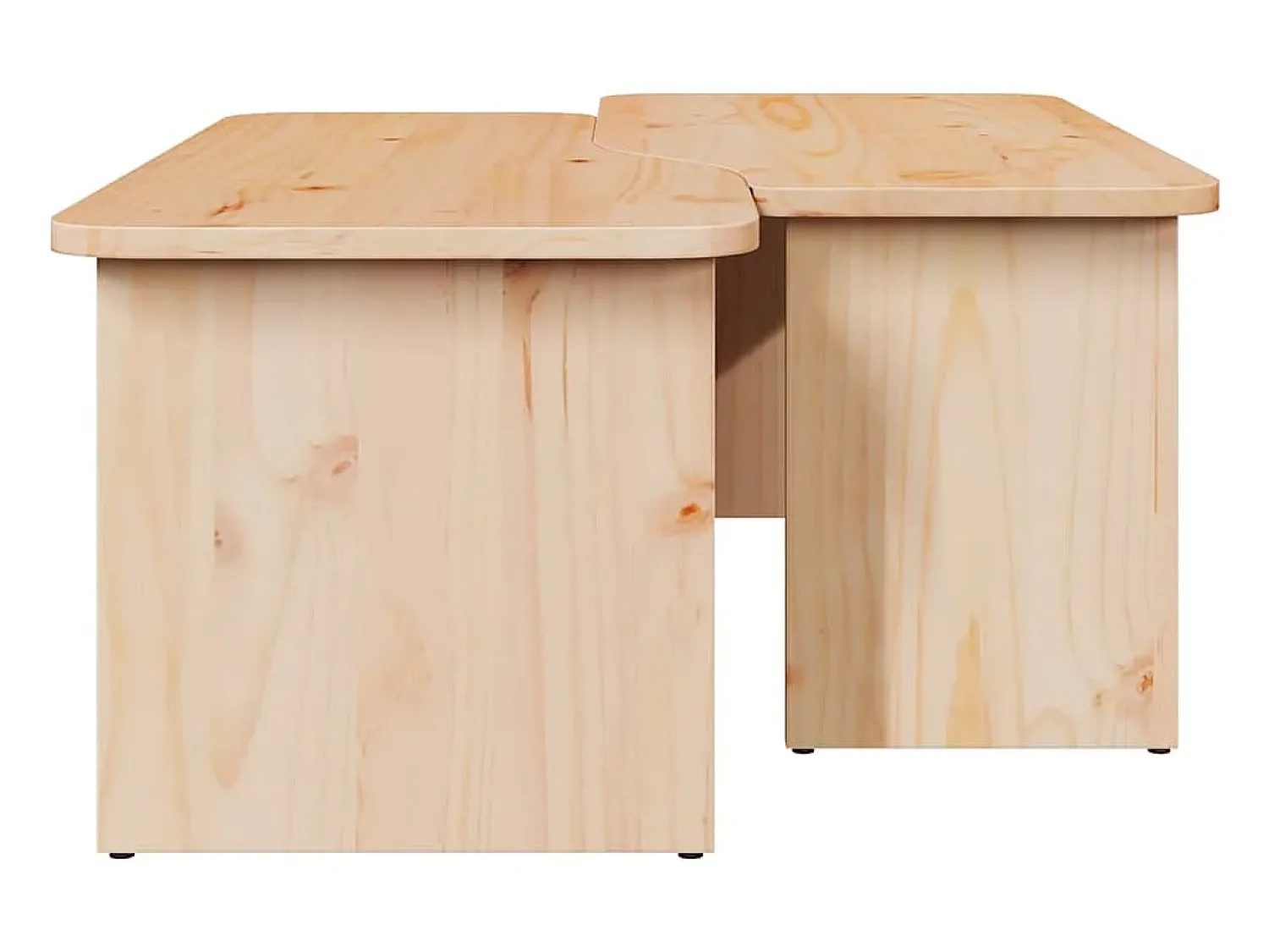 Mesa de centro | Mesa de apoio Natural 100x69x35.5 cm^ Mesa De Centro