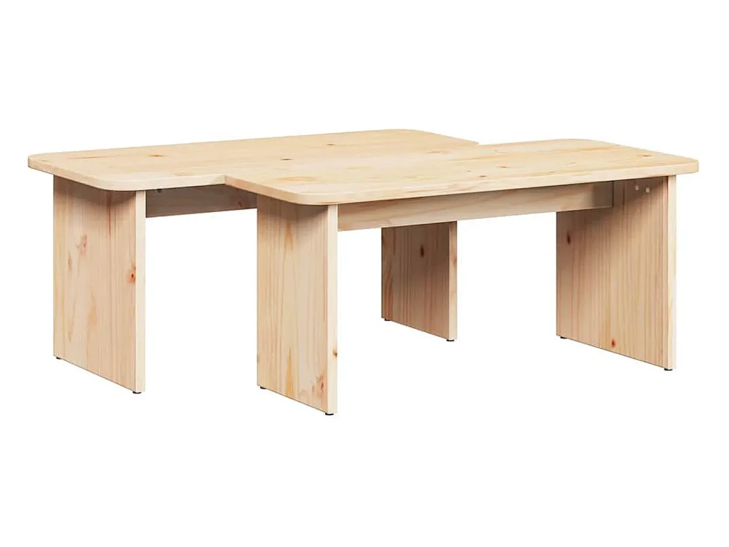 Mesa de centro | Mesa de apoio Natural 100x69x35.5 cm^ Mesa De Centro