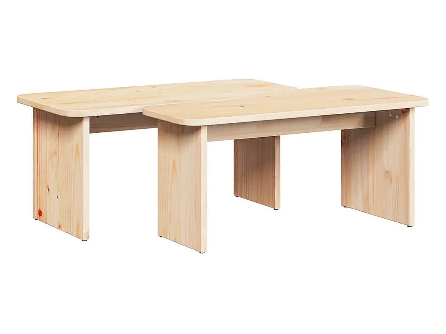Mesa de centro | Mesa de apoio Natural 100x69x35.5 cm^ Mesa De Centro