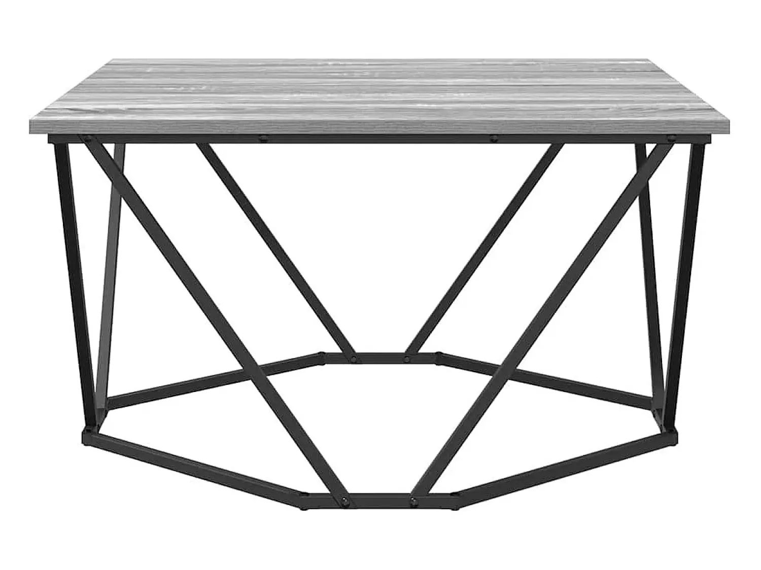 Mesa De Centro| Mesa de centro | Mesa de apoio Sonoma 80x80x45 cm Cinzento