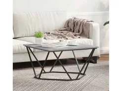 Mesa De Centro| Mesa de centro | Mesa de apoio Sonoma 80x80x45 cm Cinzento