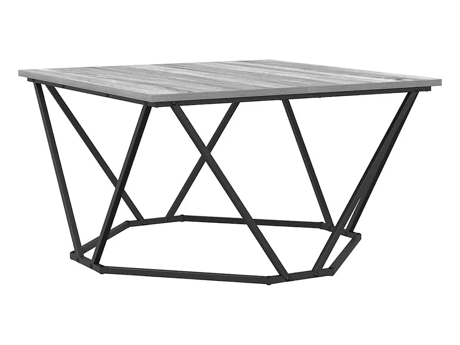 Mesa De Centro| Mesa de centro | Mesa de apoio Sonoma 80x80x45 cm Cinzento