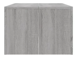 Mesa De Centro* Mesa de centro | Mesa de apoio 102x50x36cm derivados de madeira sonoma Cinzento