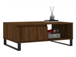 Hot Mesa de centro | Mesa de apoio 90x60x35 cm derivados madeira carvalho Castanho