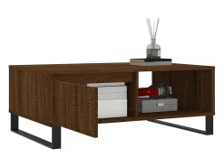 Hot Mesa de centro | Mesa de apoio 90x60x35 cm derivados madeira carvalho Castanho