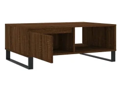 Hot Mesa de centro | Mesa de apoio 90x60x35 cm derivados madeira carvalho Castanho