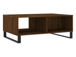 Hot Mesa de centro | Mesa de apoio 90x60x35 cm derivados madeira carvalho Castanho