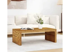 Mesa De Centro* Mesa de centro | Mesa de apoio | Mesa de café 110x60x38 cm madeira maciça teca Castanho