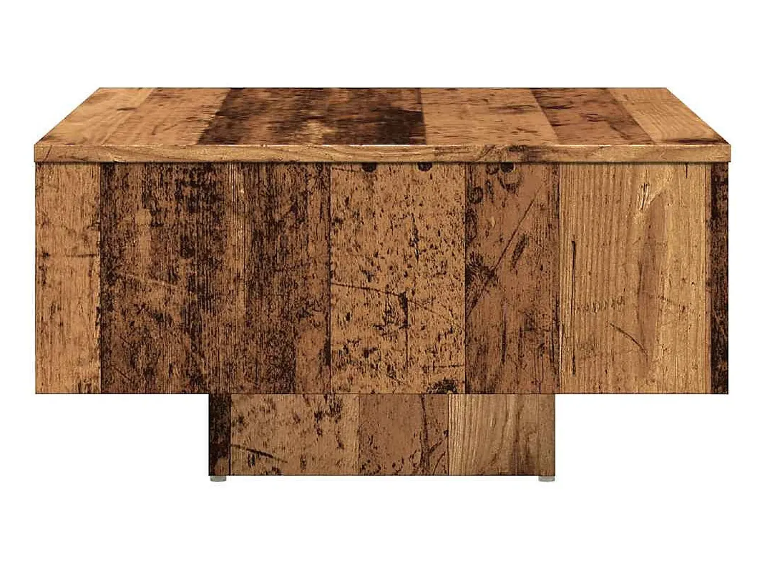 Mesa de centro | Mesa de apoio 60x60x31.5 cm derivados de madeira madeira velha^ Mesa De Centro