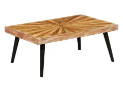 Sale Mesa de centro | Mesa de apoio madeira de mangueira maciça 90x55x36 cm Castanho