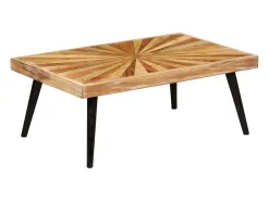 Sale Mesa de centro | Mesa de apoio madeira de mangueira maciça 90x55x36 cm Castanho