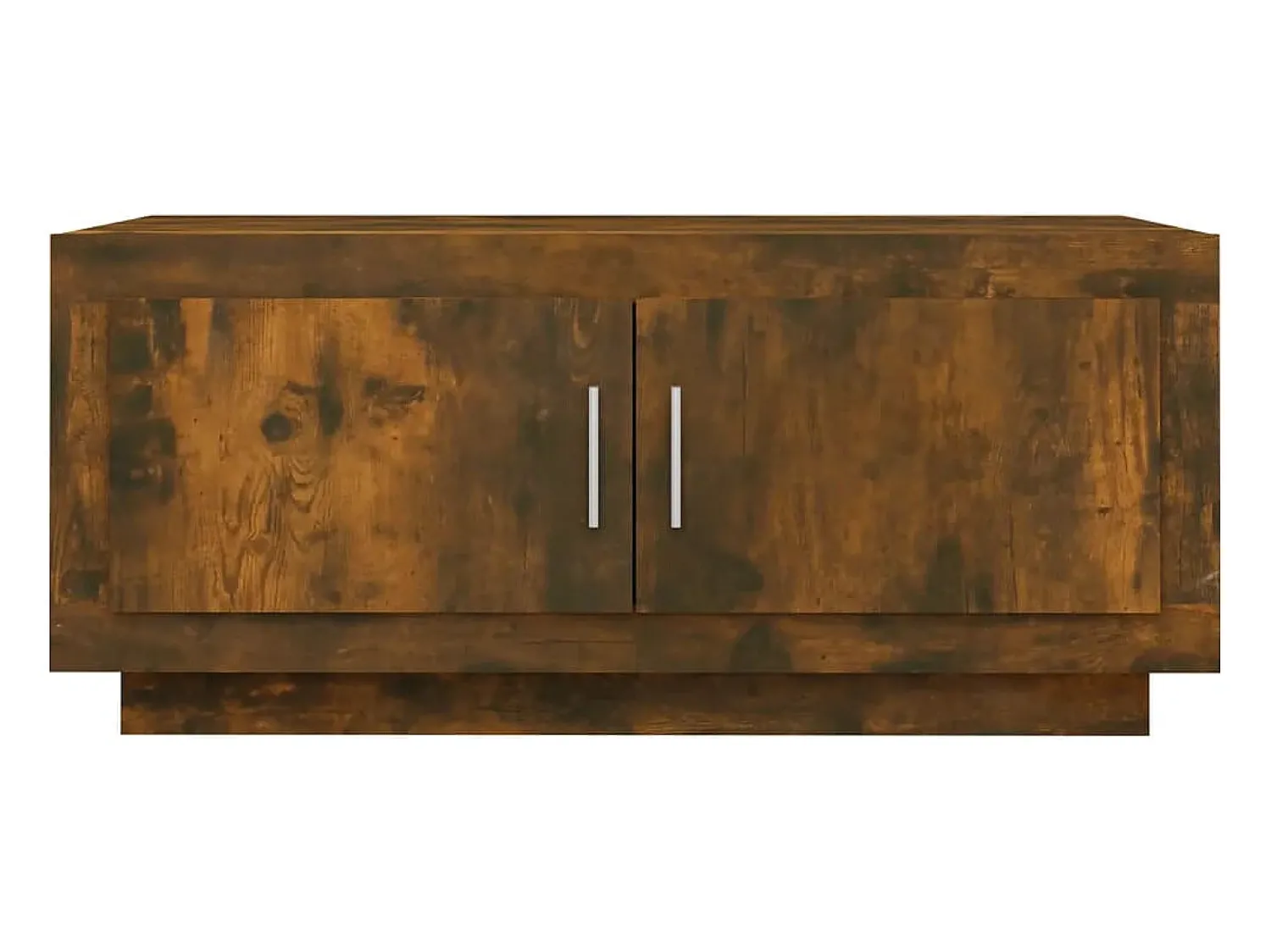 Mesa de centro | Mesa de apoio 102x50x45 cm derivados madeira carvalho fumado^ Mesa De Centro