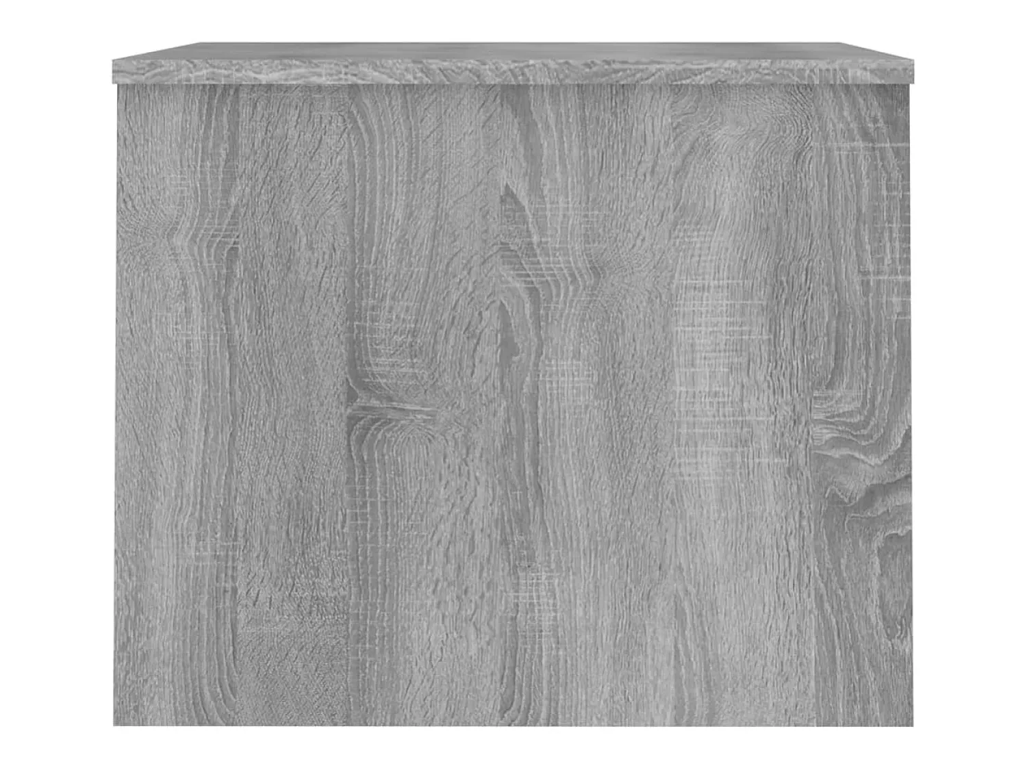 Mesa de centro | Mesa de apoio 80x50.5x41.5cm madeira processada sonoma cinza^ Mesa De Centro